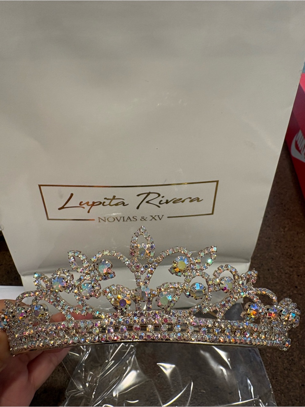 Quince Crystal Tiara Crown